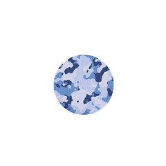 Standard light blue Camouflage Army Military 1  Mini Buttons