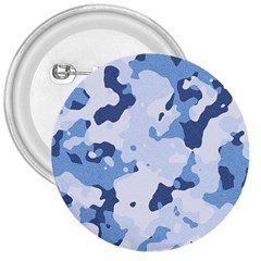 Standard light blue Camouflage Army Military 3  Buttons