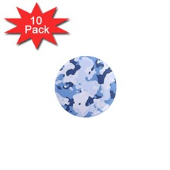 Standard light blue Camouflage Army Military 1  Mini Magnet (10 pack) 
