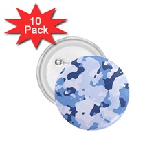 Standard light blue Camouflage Army Military 1.75  Buttons (10 pack)