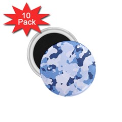 Standard light blue Camouflage Army Military 1.75  Magnets (10 pack) 