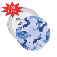 Standard light blue Camouflage Army Military 2.25  Buttons (100 pack) 