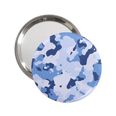 Standard light blue Camouflage Army Military 2.25  Handbag Mirrors