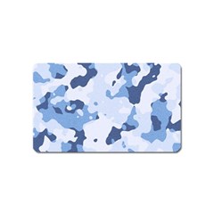 Standard Light Blue Camouflage Army Military Magnet (name Card) by snek