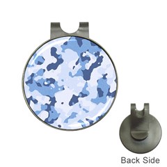 Standard light blue Camouflage Army Military Hat Clips with Golf Markers