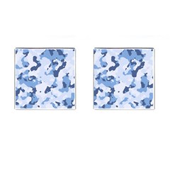 Standard light blue Camouflage Army Military Cufflinks (Square)