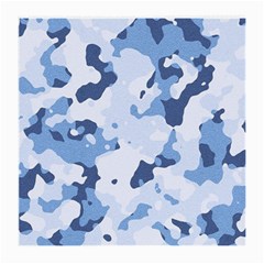 Standard Light Blue Camouflage Army Military Medium Glasses Cloth (2-side) by snek