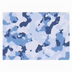 Standard Light Blue Camouflage Army Military Large Glasses Cloth by snek