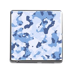 Standard light blue Camouflage Army Military Memory Card Reader (Square 5 Slot)