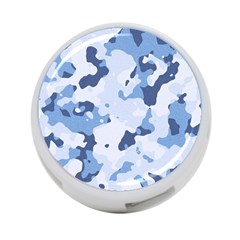 Standard Light Blue Camouflage Army Military 4-port Usb Hub (one Side) by snek