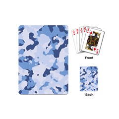 Standard light blue Camouflage Army Military Playing Cards (Mini)