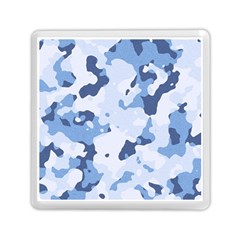 Standard Light Blue Camouflage Army Military Memory Card Reader (square) by snek