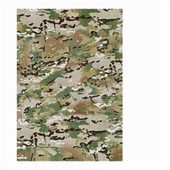 Wood Camouflage Military Army Green Khaki Pattern Small Garden Flag (two Sides) by snek