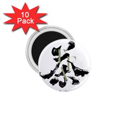 Tea Calligraphy 1 75  Magnets (10 Pack)  by EMWdesign