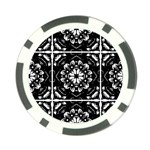 Kaleidoscope Mandala Art Poker Chip Card Guard (10 pack) Front