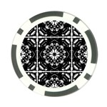 Kaleidoscope Mandala Art Poker Chip Card Guard (10 pack) Back