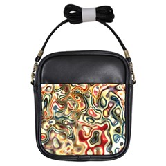 Abstract Background Pattern Art Girls Sling Bag by Pakrebo