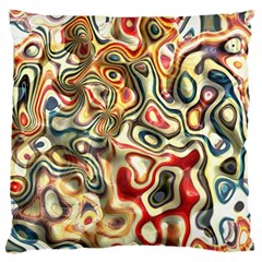 Abstract Background Pattern Art Large Flano Cushion Case (one Side) by Pakrebo