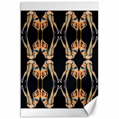 Kaleidoscope Symmetry Pattern Girls Canvas 20  X 30 