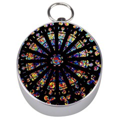 Church Stained Glass Windows Colors Silver Compasses by Pakrebo