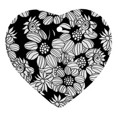 Mandala Calming Coloring Page Ornament (heart) by Pakrebo