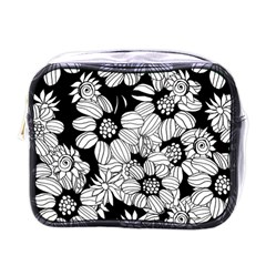 Mandala Calming Coloring Page Mini Toiletries Bag (one Side) by Pakrebo