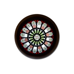 Color Light Glass Magnet 3  (Round)