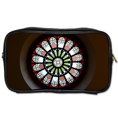 Color Light Glass Toiletries Bag (Two Sides)