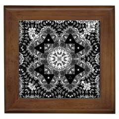 Mandala Calming Coloring Page Framed Tiles