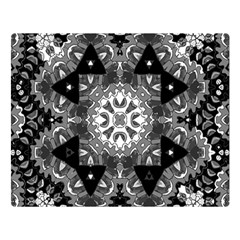 Mandala Calming Coloring Page Double Sided Flano Blanket (Large) 