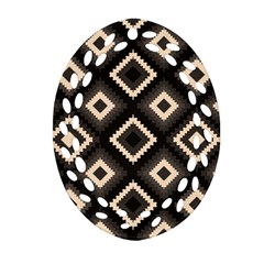Native American Pattern Ornament (oval Filigree) by Valentinaart