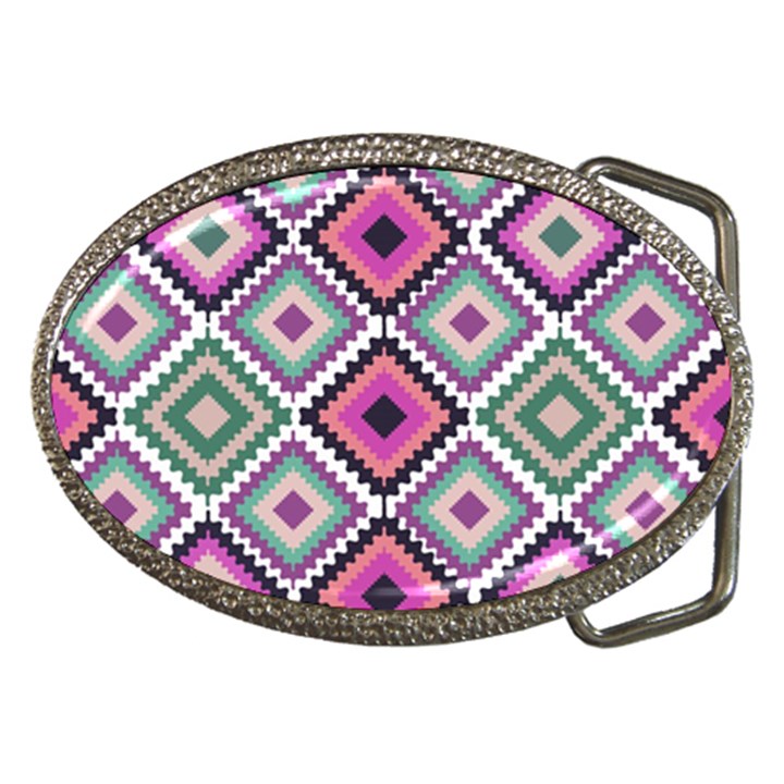 Native American Pattern Belt Buckles