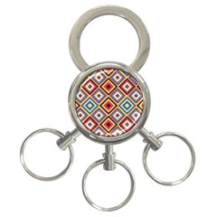 Native American Pattern 3-ring Key Chains by Valentinaart