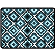 Native American Pattern Double Sided Fleece Blanket (large)  by Valentinaart