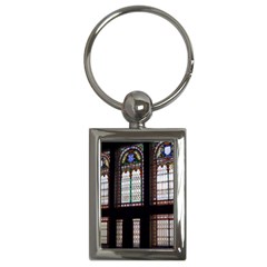 Stained Glass Window Krotoszyn Key Chains (rectangle)  by Pakrebo