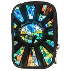 Cathedral Sagrada Família Barcelona Compact Camera Leather Case by Pakrebo