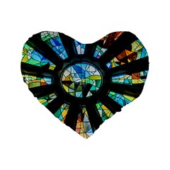 Cathedral Sagrada Família Barcelona Standard 16  Premium Heart Shape Cushions by Pakrebo