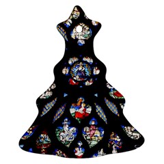 Stained Glass Sainte Chapelle Gothic Christmas Tree Ornament (two Sides)