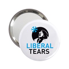 Liberal Tears Funny Screeching Democrat Screaming 2 25  Handbag Mirrors by snek