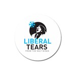 Liberal Tears funny screeching Democrat Screaming Magnet 3  (Round) Front