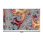 Fractal Artwork Design Pattern Business Card Holder Front