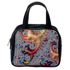 Fractal Artwork Design Pattern Classic Handbag (one Side) by Pakrebo