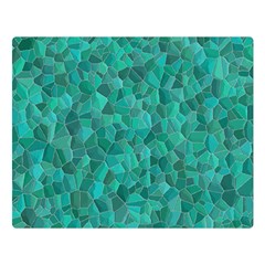 Turquoise Double Sided Flano Blanket (large)  by LalaChandra