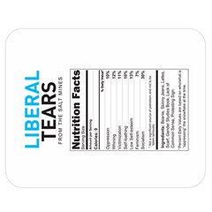 Liberal Tears  Funny With Supplement Facts Custom Colors Double Sided Flano Blanket (medium) by snek