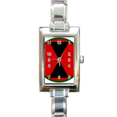 United States Army 7th Infantry Division Insignia Rectangle Italian Charm Watch by abbeyz71