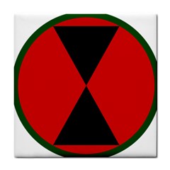 United States Army 7th Infantry Division Insignia Tile Coasters