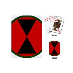 United States Army 7th Infantry Division Insignia Playing Cards (mini) by abbeyz71