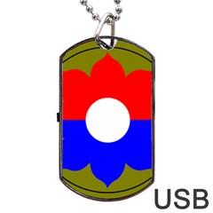 United States Army 9th Infantry Division Shoulder Sleeve Insignia Dog Tag Usb Flash (two Sides) by abbeyz71