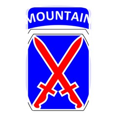 United States Army 10th Mountain Division Shoulder Sleeve Insignia Memory Card Reader (rectangular) by abbeyz71