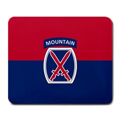 Flag Of United States Army 10th Mountain Division Large Mousepads